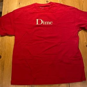 Dime red t shirt